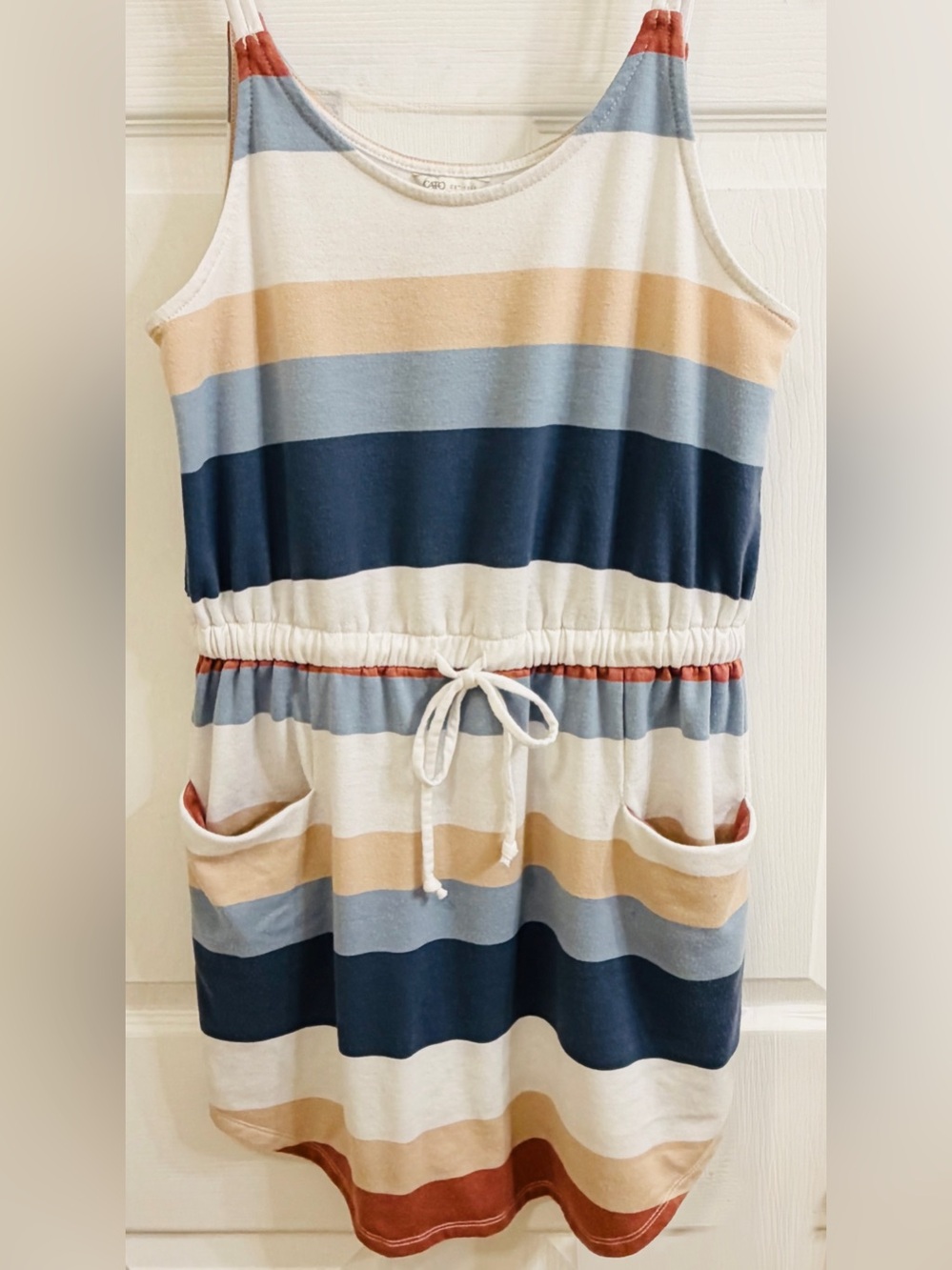 Cato Drawstring Pocket Tank Dress